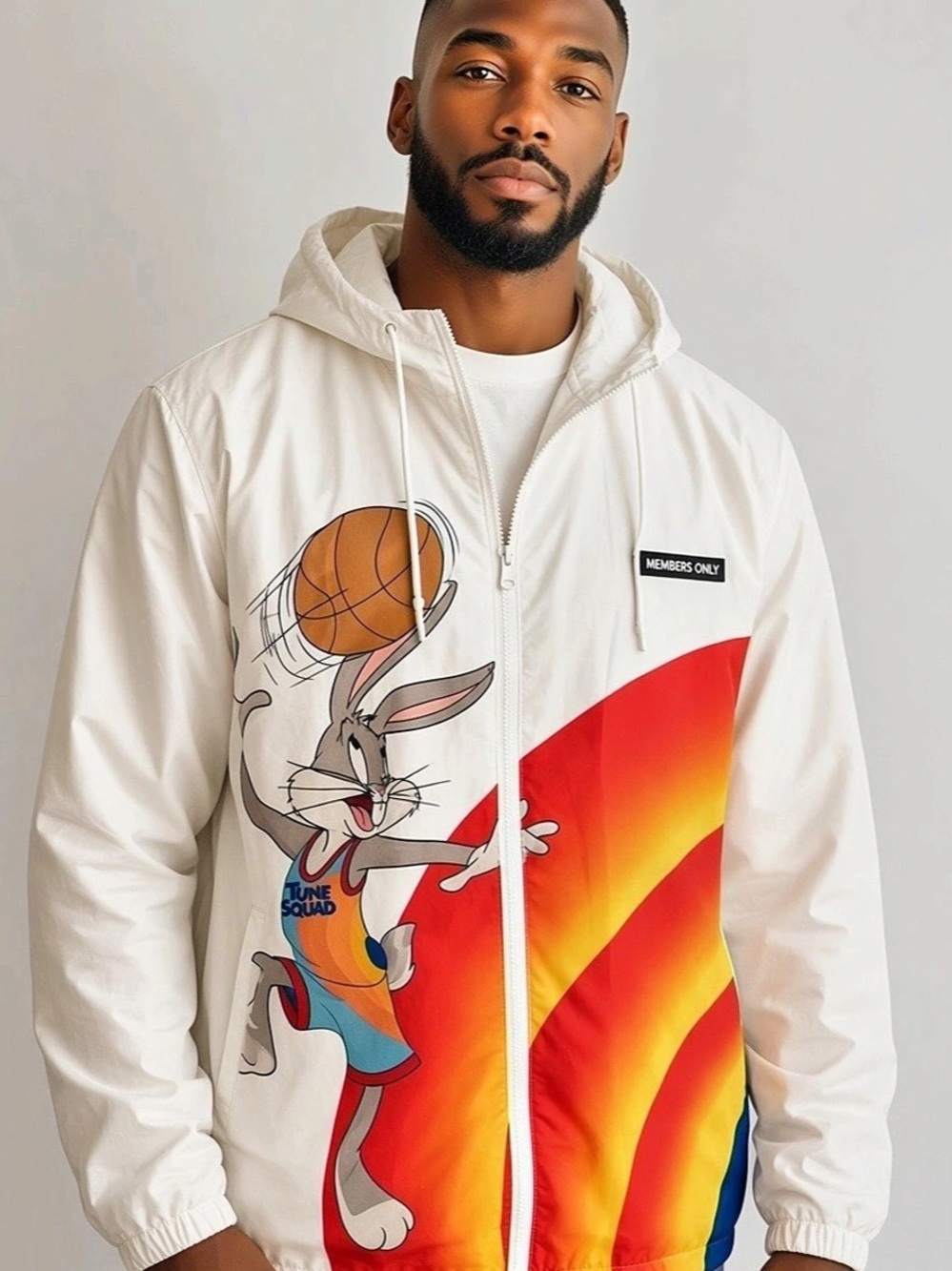 Members Only x Space Jam: A New Legacy Windbreaker Jacket